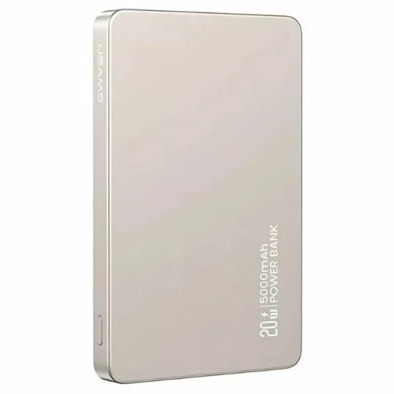 PowerBank 5000mAh 20W Induction MagSafe titaan