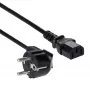 Akyga AK-PC-05C toitekaabel, CEE 7/7 - IEC C13, vask 3 x 1 mm², 5 m, must