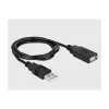 Jadakaabel DeLOCK 66280 USB Type-A DB-9 0,8 m must