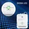 Gaasilekke ja süsinikmonooksiidi detektor LED