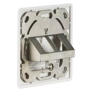 EFB-Elektronik võrgupistikupesa 2-suunaline Keystone'idele, valge, RAL 9003 ilma Keystone'ita Tootja: EFB Elektronik (EC020400001)