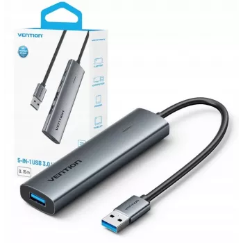 Hub 5v1 USB-AVention 0.15m