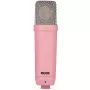 Stuudiokondensaator mikrofon RØDE NT1 Signature Pink — kardioidne, 20–20000 Hz, -32 dB tundlikkus, XLR