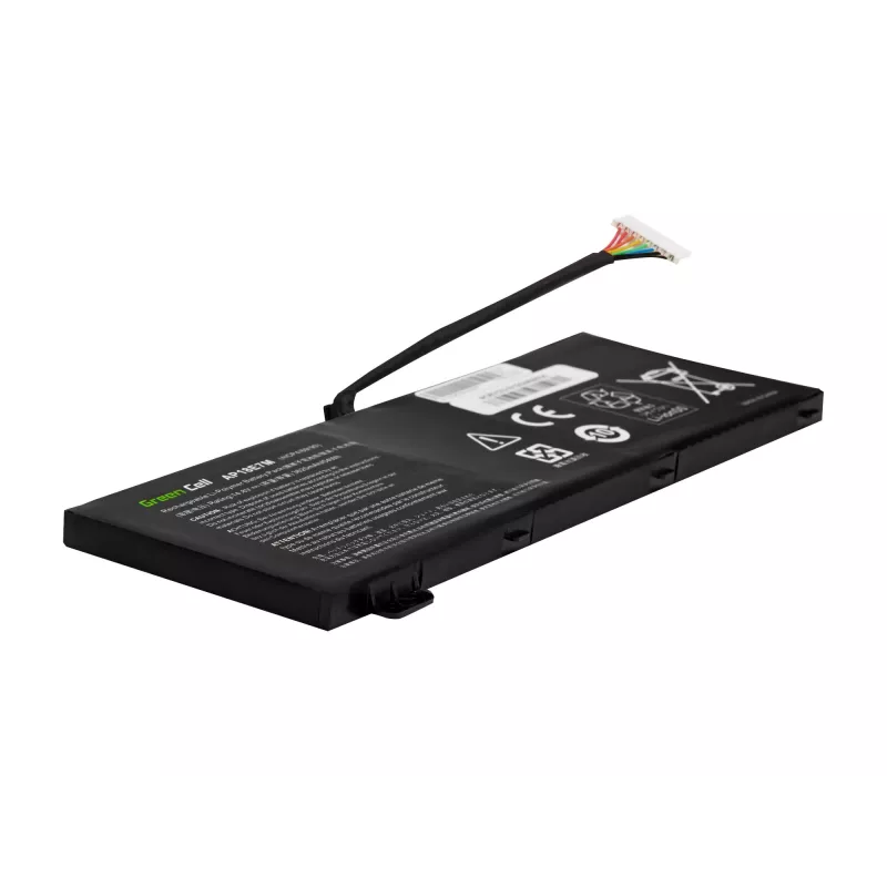 Aku Green Cell AC83 Acer Nitro AN515/AN517 jaoks — LiPo 3620 mAh, must