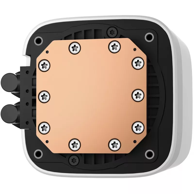 All-in-one vedelikjahuti DeepCool LE360 WH V2 12 cm Valge — 360 mm radiaator, 3x120 mm ventilaatorid, LGA 1851 tugi