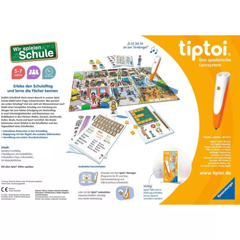 tiptoi Wir spielen Schule, lauamäng
