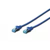 võrgukaabel Digitus CAT 5e SF/UTP Patch Cord RJ45 3m Blue