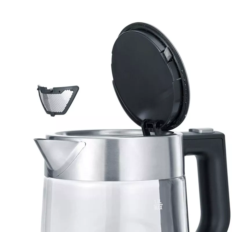 Severin WK 3468 veekeetja 1 L 2200 W Must, Roostevaba teras, Läbipaistev