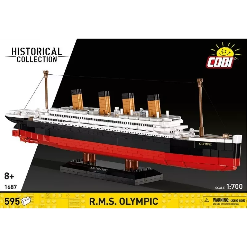 Ehituskomplekt Cobi Blocks R.M.S. Olympic 59 klotsi — 59-osaline mudeli ehituskomplekt