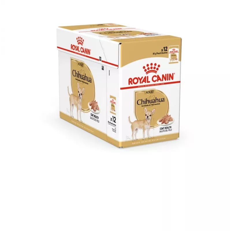 Märg koeratoit Royal Canin Chihuahua Adult kotike 85 g — linnuliha, täiskasvanud chihuahuadele 1–1,9 kg