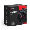 Kõik-ühes vedelikjahutus SAVIO BLADE SET 120 mm ventilaator 1800 p/min 32 sone Must