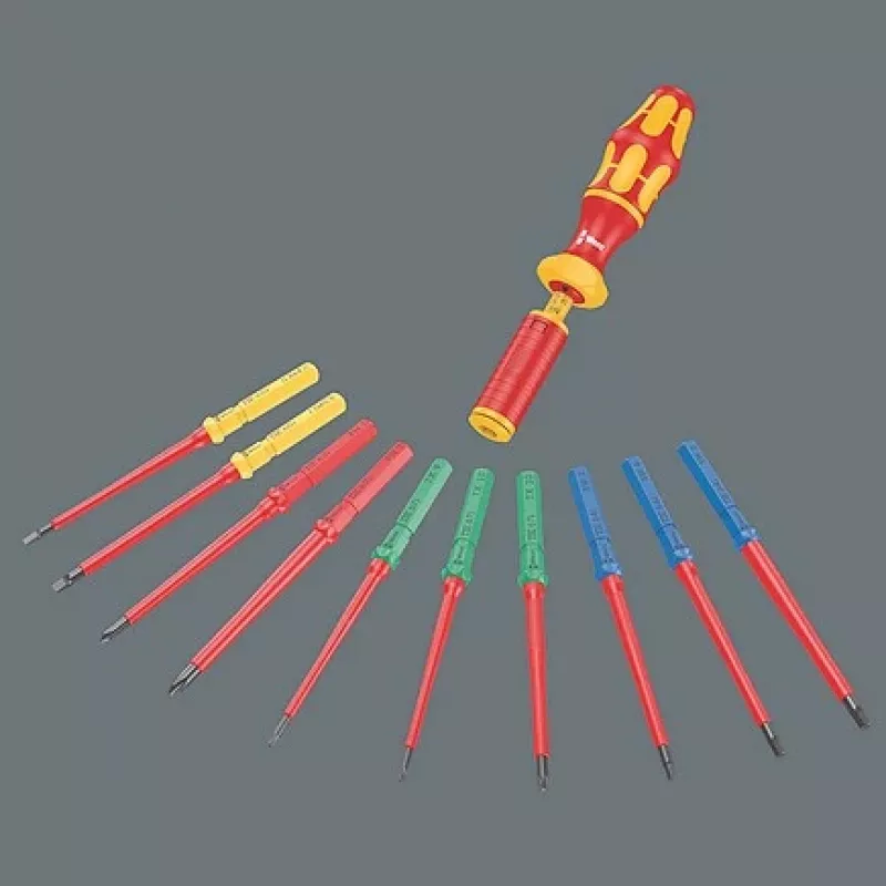 Wera 05006605001 Kraftform Kompakt VDE 15 pöördemomendiga kruvikeerajakomplekt