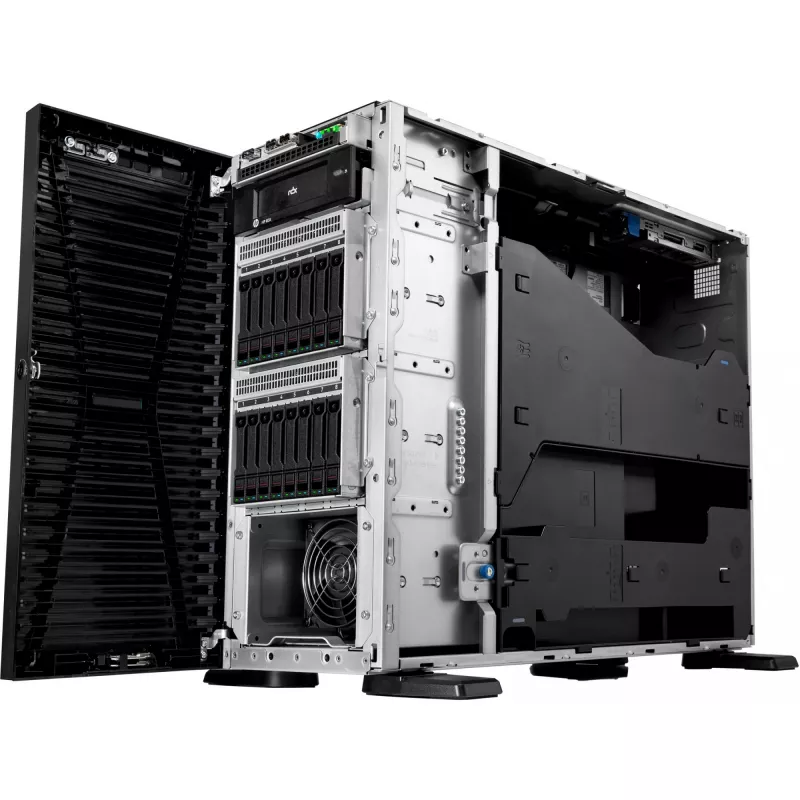 HPE ProLiant ML110 Gen11 4510 12-tuumaline 1p 64GB-R MR408i-o 8SFF 2x480GB SSD 2x1000W RPS EU Server
