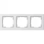 Seinaplaat GIRA E2 Valge — termoplast, kruvivaba disain, 80.8×223.4×9.3 mm