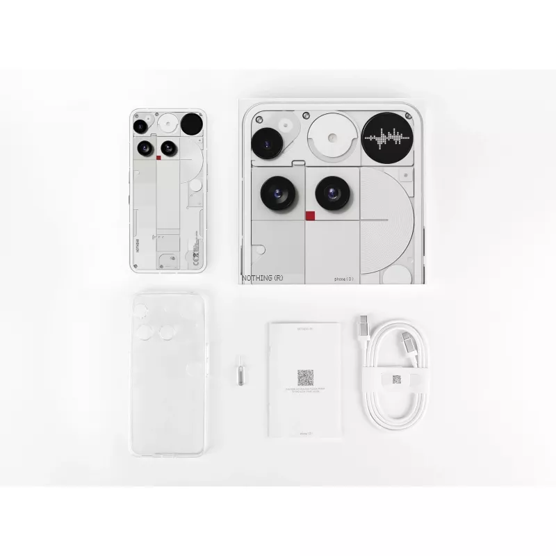 Nutitelefon Nothing Phone (3) 6.67 tolli 16 GB 512 GB Valge