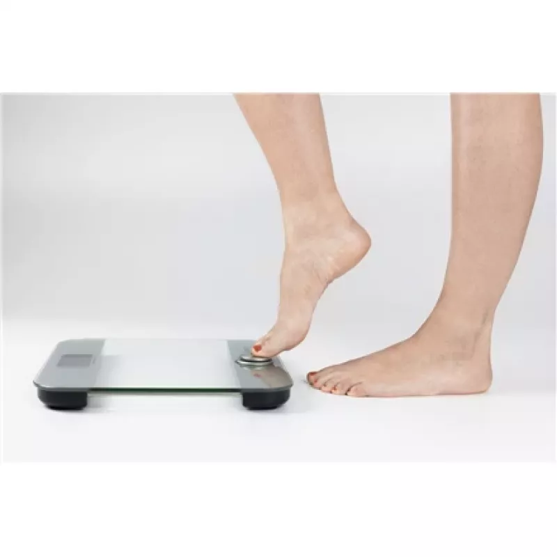 Electronic personal scale Caso Body Energy Ecostyle 03416 — max 180 kg, accuracy 100 g, Valge/hall