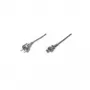 Digitus - toitekaabel (250 VAC) - IEC 320 EN 60320 C7 - CEE 7/16 (M) - 2,0 m - must (AK 524 2M)