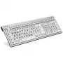 Klaviatuur Logickeyboard LKB-LPRNTBW-AJPU-DE kontor USB QWERTZ saksa mitmevärviline