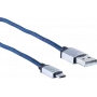 USB-kaabel ShiverPeaks BS14-50029 2m USB A Micro-USB B sinine