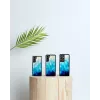 iKins telefoniümbris Samsung Galaxy S21+ jaoks — kaitsev tagakaas, blue lake Must