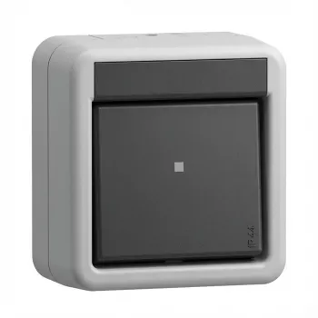 gira rocker switch 310630 ühepooluseline pealispinnal asetsev hall