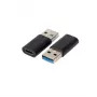 Kaabli soovahetaja Microconnect USB3.0ACF USB A USB C-le Must