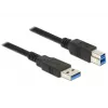 USB-kaabel DeLOCK 85068 USB 3.2 Gen 1 2m USB A USB B Must