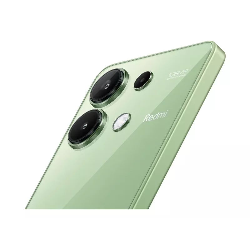 Xiaomi Redmi Note 13 6GB+128GB Mint Green 16,94cm (6,67) AMOLED-ekraan, MIUI 14, põhineb Android 13-l, 108MP kolmikkaamera