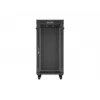 Võrgukapp LANBERG 19 tolli 24U 600x800 mm must, klaasukse ja LCD väljalõikega (lamepakendis) v2