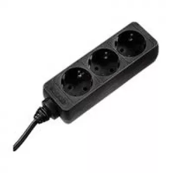 Hama 0003039 liigpingekaitse must 3 AC pistikupesa 230 V 1,4 m