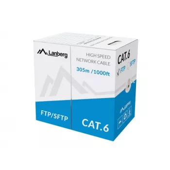 Lanberg LCS6-11CU-0305-S võrgukaabel hall 305 m Cat6 SF/UTP (S-FTP)