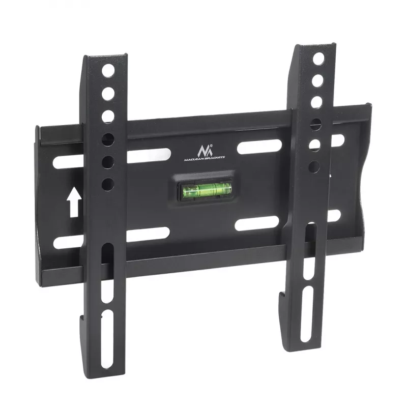 TV seinakinnitus MACLEAN MC-777 13-tolliste kuni 42-tolliste telerite jaoks, kuni 35 kg, VESA 75x75–200x200, metall, must