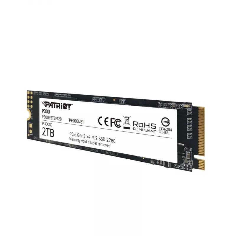 SSD-ketas Patriot Memory 2 TB M.2 PCI Express 3.0 NVMe P300