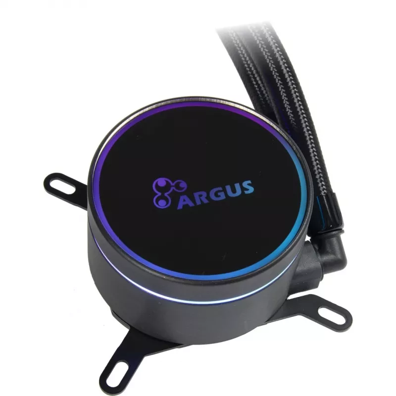 Universaalne vedelikjahutus Inter-Tech LC-120 RGB 12 cm Must