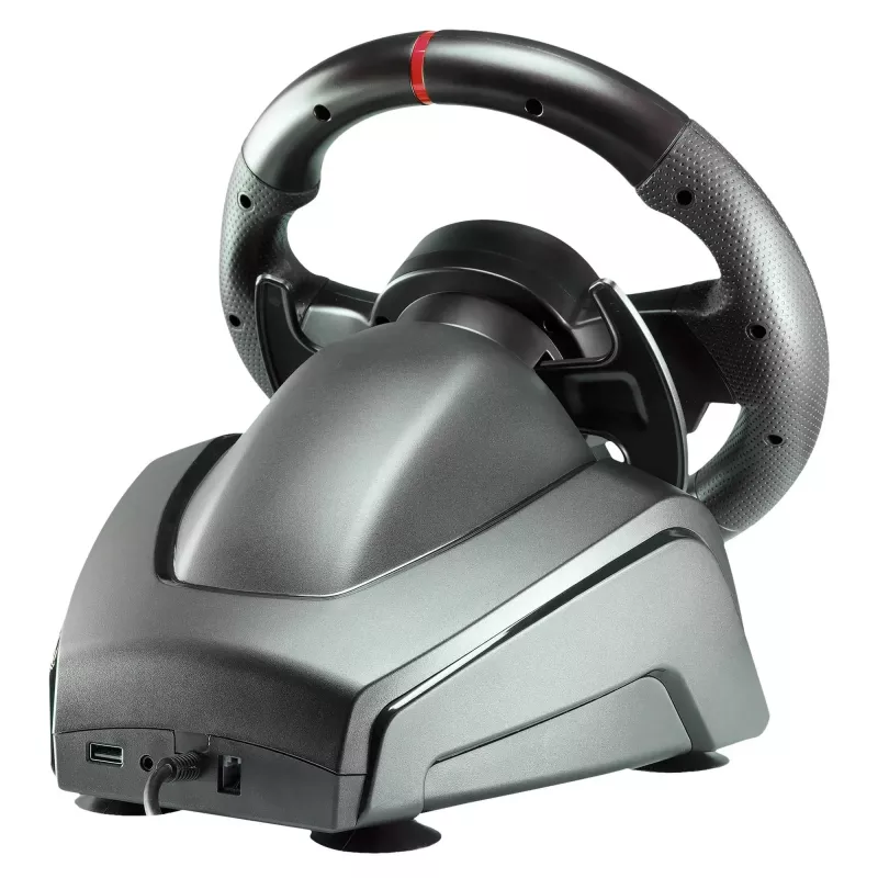 Rool + Pedaalid + Juhtkang Subsonic SA5658 Must USB PlayStation 4-le Xbox One'ile