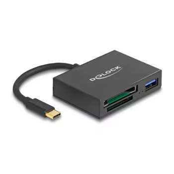 DeLOCK USB-C-kaardilugeja XQD- ja SD-mälukaartidele USB 5 Gbps