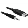 DeLOCK 83115 USB 2.0 jadaliidese TTL 3,5 mm muundur 1,8 m - 5 V
