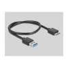 HDD/SSD-korpus DeLOCK 42011 Must 2,5-tolline SATA III 5 Gbit/s