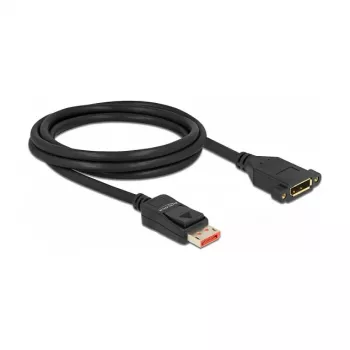 DisplayPort pikenduskaabel paneelikinnitusega DeLOCK 8K 60 Hz 2 m