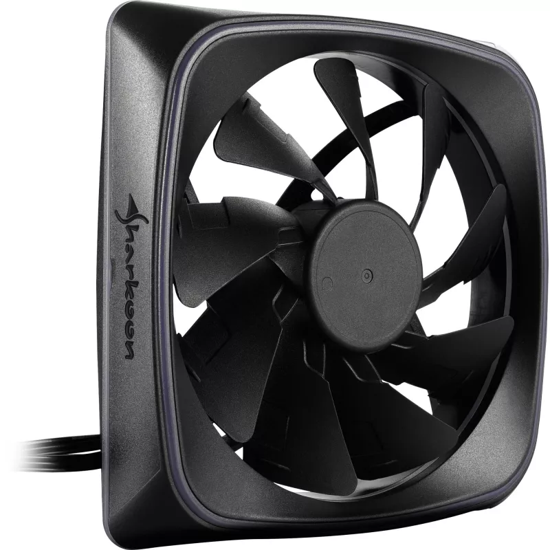 Ventilaator Sharkoon RGB SHARK Lights 12 cm must