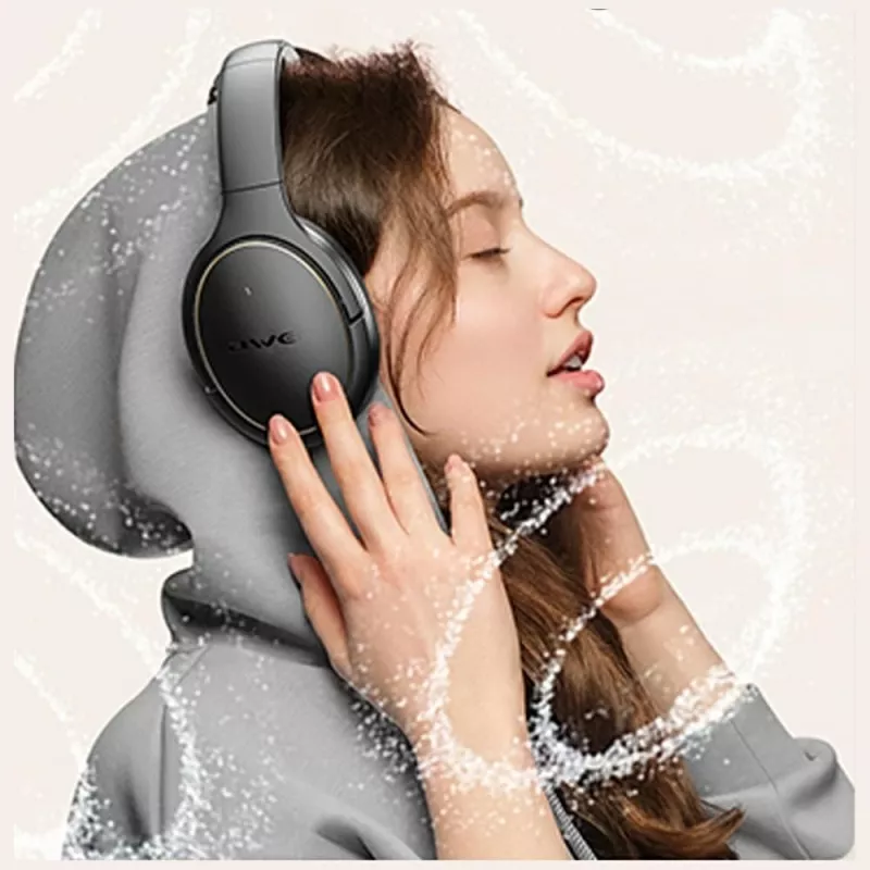 Kõrvaklapid Awei Bluetooth AT20 ANC ENC 6.0 — juhtmevabad kõrvapealsed ANC ja ENC-ga, Bluetooth 6.0