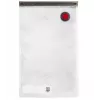 ZWILLING vaakumpakendaja karp 36807-007-0, plastikust ristkülikukujuline toidunõu, 1.1 l & 2.3 l, õhukindel lukustatav kaas, eemaldatav, poolläbipaistev valge