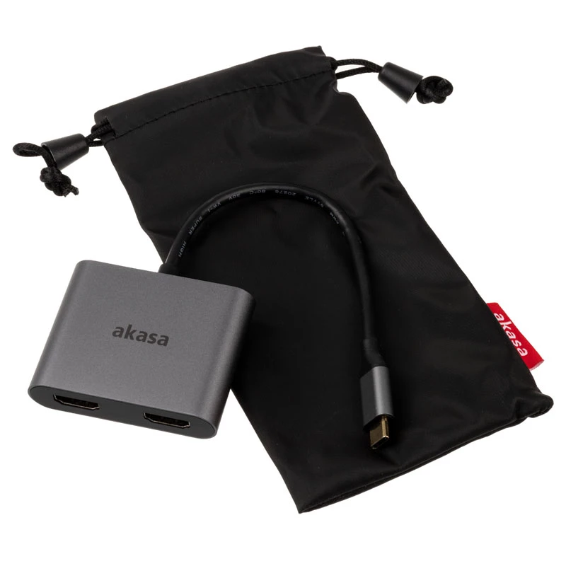 USB graafikaadapter Akasa AK-CBCA26-18BK
