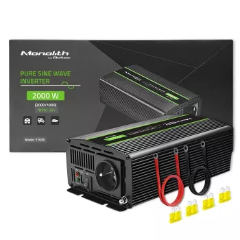 Autoinverter Qoltec Monolith 2000 W Must 24 V
