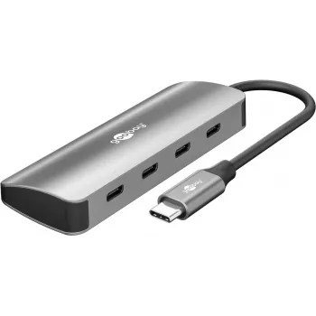 Goobay Slim 4-Port USB-Hub USB-C kuni 10 Gbit/s - -Plug> 4x (76565)