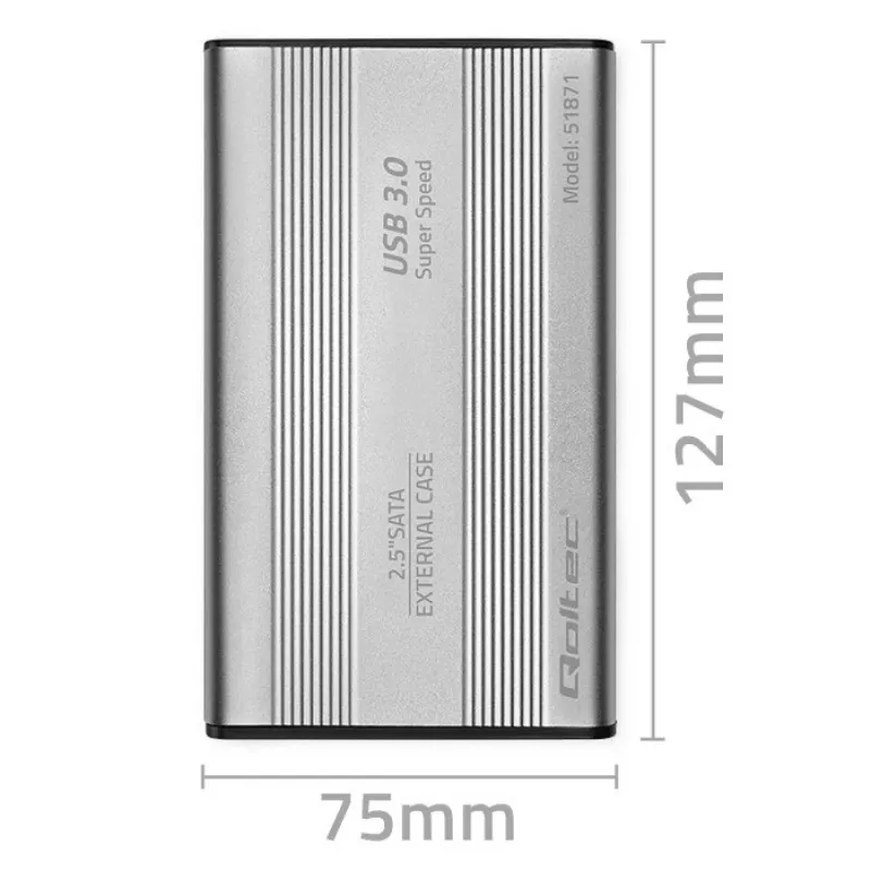 Kõvaketta korpus HDD SSD 2,5-tolline SATA3, USB3.0