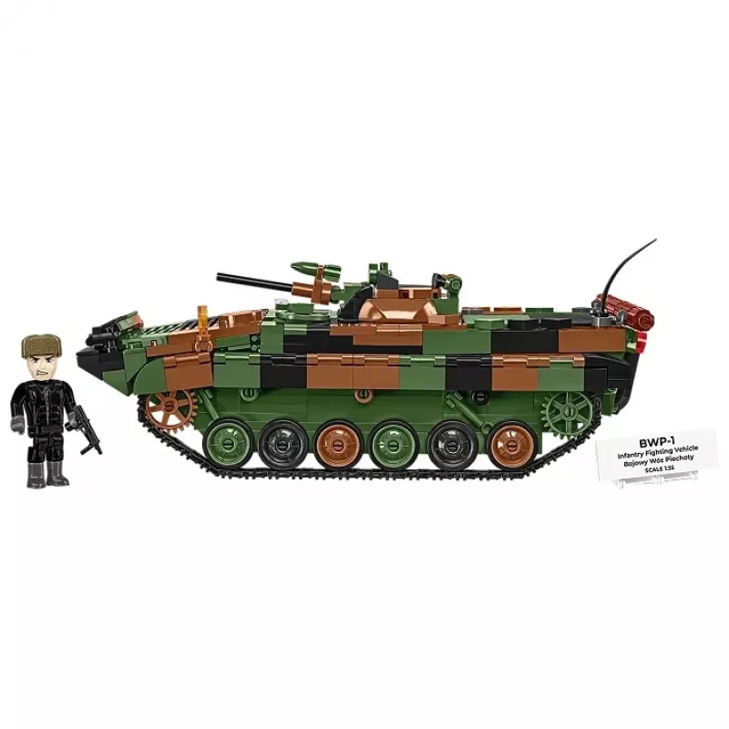 Ehitusklotside komplekt Cobi Armed Forces BWP-1 2630 — Poola/Ukraina amfiibse soomustransportööri mudelikomplekt