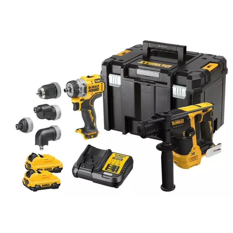 DeWALT DCK2101L2T-QW elektriline kruvikeeraja/löökkeeraja Must, Kollane