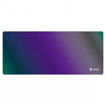 Mänguhiirematt SAVIO Super Speed L Prism Edition — 700×300×3 mm, lilla, õmmeldud servad, libisemiskindel alus