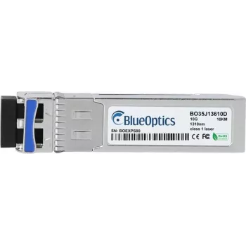 SFP+ transiiver BlueOptics BO35J13610D (MFM1T02A-LR-F-BO) — LC-Duplex, 10GBASE-LR, 1310nm, Singlemode, 10 km, 0–+70°C
